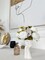 2 Silk Peony Bouquets, White - Vintage Artificial Peonies Lifelike Peony Flowers for Wedding Bridal Home Décor Beautiful Floral Centerpiece Arrangement